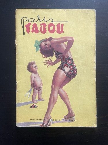 Magazine paris tabou pin - magazine, up-