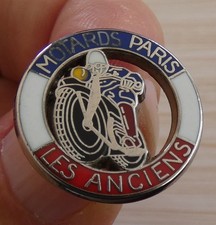 BEAU PIN'S MOTO GENDARMERIE MILITAIRE LES ANCIENS MOTARD PARIS  ZAMAC BALLARD