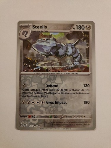 Carte pokémon steelix - carte,