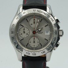 TUDOR Chronautic Automatique Chrono Montre Hommes 79380 40MM Acier Top État T096