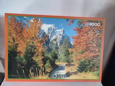 PUZZLE MB ROUTE DE MONTAGNE  SUPER 6000  PIECE VINTAGE COMPLET
