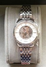 Montre automatique Oris Artelier Skeleton 33mm neuve sur acier Boîte + facture