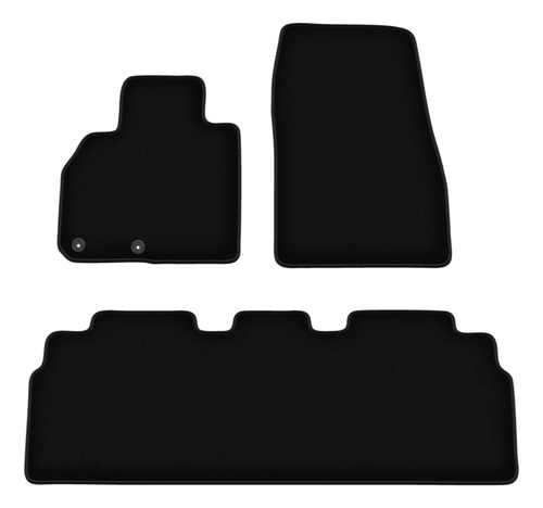 Tapis sol velours noir - tapis,
