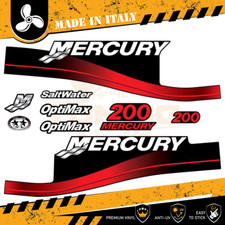 Décalcomanies adhésif Moteur hors-bord Mercury 200 Ch - Optimax B