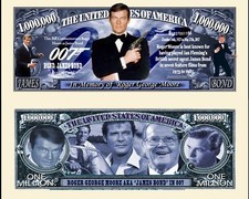 JAMES BOND ROGER MOORE BILLET