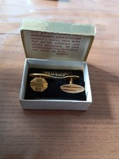 Boutons de Manchette Vintage - Murat - Plaqué Or