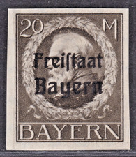 TIMBRE 1919 ALLEMAGNE BAVIERE