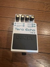 BOSS TE-2 Tera Echo Delay Guitar Effects Compact Pedal MDP Stereo IN/OUTput