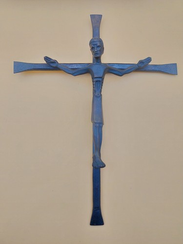 Crucifix bronze fer - en,