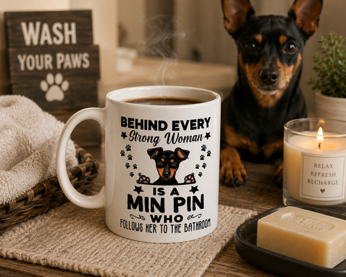 Miniature pinscher mug min - pinscher, pin
