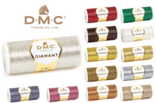 DMC Diamant Fil Métallique 35m - Toutes Couleurs - Métalique Broderie Fil