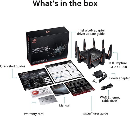 Asus rog rapture ax11000 - rapture, gt-ax11000