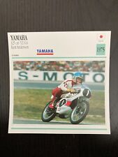 CARTE FICHE MOTO collection ATLAS YAMAHA 125 CM3 YZ 614 KENT ANDERSSON