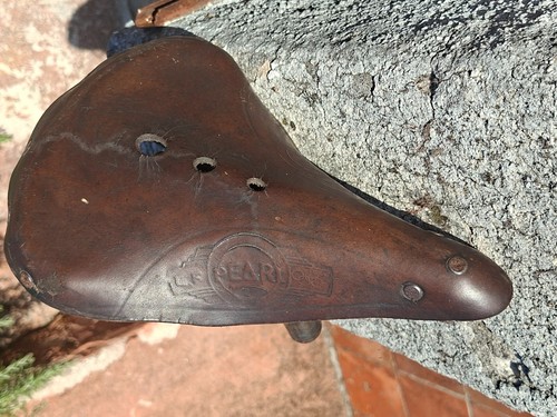 Selle vélo pearl cuir - selle,