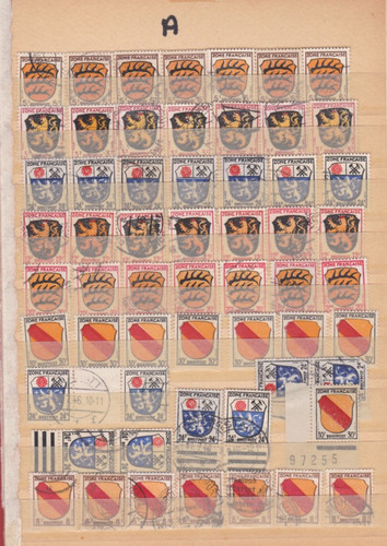 Timbres oblitérés et - ,