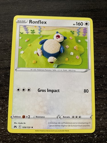 Ronflex rare pokémon - rare,