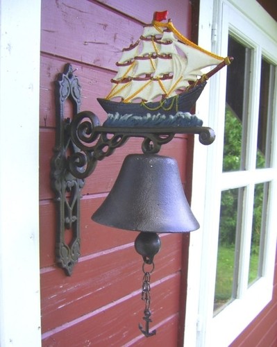 Cloche porte voilier style - porte,