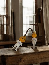 Porte-clés ancien publicitaire Esso vintage, collection rétro essence garage