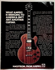 Ampeg Hagstrom Vintage Print
