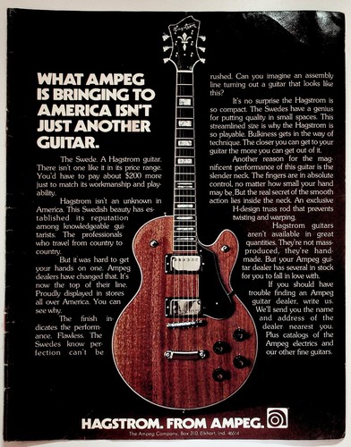 Ampeg hagstrom vintage - hagstrom,