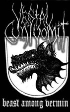 TAPE-VESTAL CUNTVOMIT-BEAST AMONG VERMIN-2020-AUSTRALIE-MALTKROSS LABEL