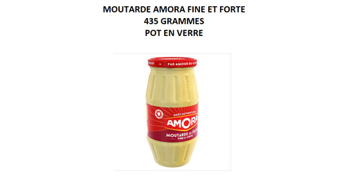 Moutarde amora fine forte - fine,