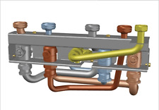 Tubulures remplacement Acléis + cache Saunier Duval