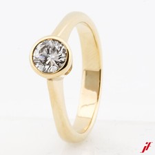 Anneau Solitaire 750/18K or