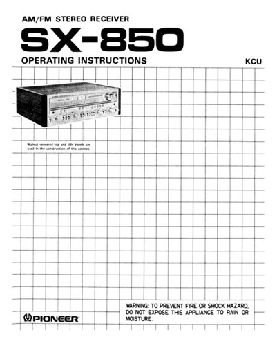 Pioneer 850 receiver - pioneer,
