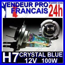 AMPOULE H7 100W LAMPE HALOGENE POUR PHARE FEU XENON PLASMA CHRISTAL BLUE RAINBOW