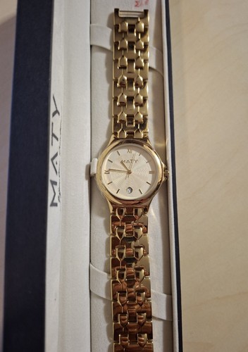 Montre maty plaqué - maty, or