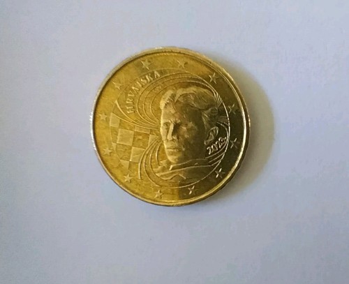 Pièce cent euros - cent, croatie