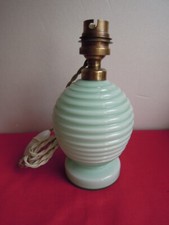 Pied de lampe verre Opaline