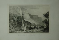 Vue De La Sortie Du Village De