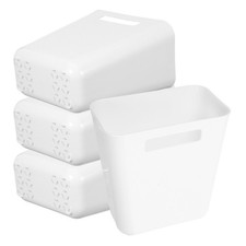  Lot de 4 boîtes de rangement autocollantes pour portes de placard de cuisine,