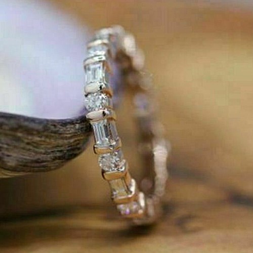 Bague alliance baguette taille