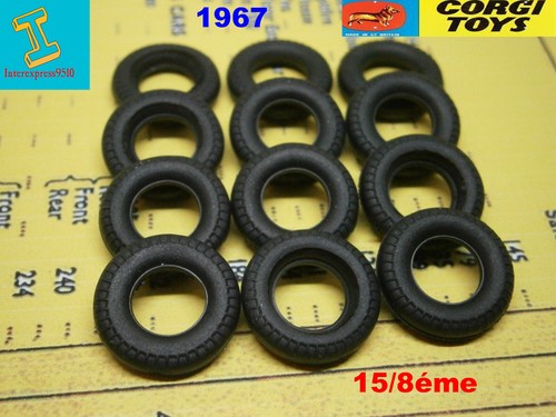 Pneus noir corgi toys - 12,