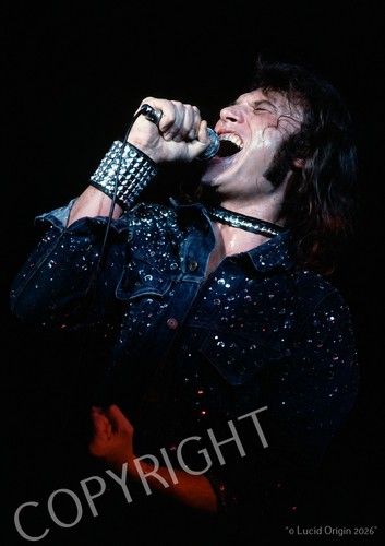 Photo johnny hallyday cri - a4,