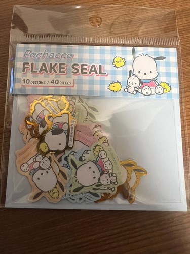 Daiso flake stickers sanrio - daiso,