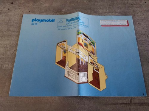 Playmobil notice valise centre - playmobil,