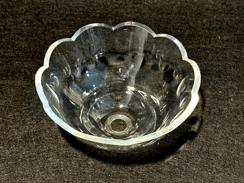 Coupe bobeche cristal - cristal, de