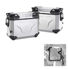 Set Valises GIVI Outback Evo Intelligent Anodisé pour Triumph 900 Tiger