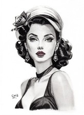 Dessin Pin-up - A4 -