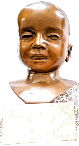 Rare sculpture bronze buste - sculpture,