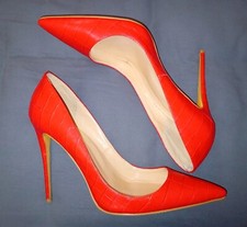 escarpins travesti rouge taille 44