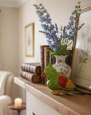 Grande Sculpture Perroquet en