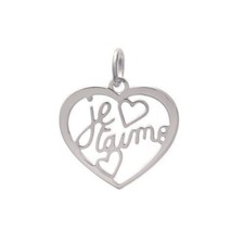 PENDENTIF forme coeur je