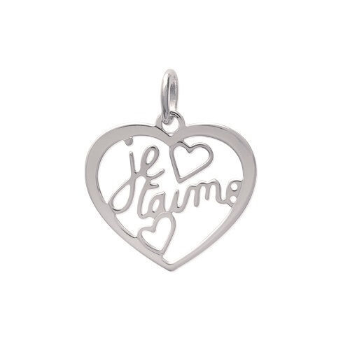 Pendentif forme coeur - coeur, je