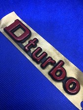 Logo Badge emblème Dturbo D