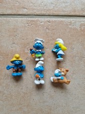 schtroumpf kinder 5 figurines monobloc